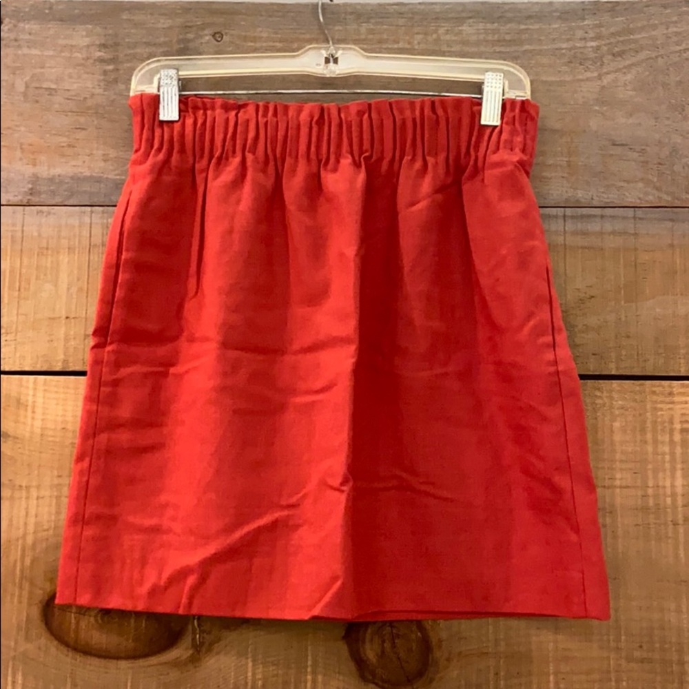 J. Crew Linen-Cotton Skirt